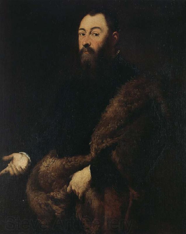 Jacopo Tintoretto Gentleman Portrait Norge oil painting art
